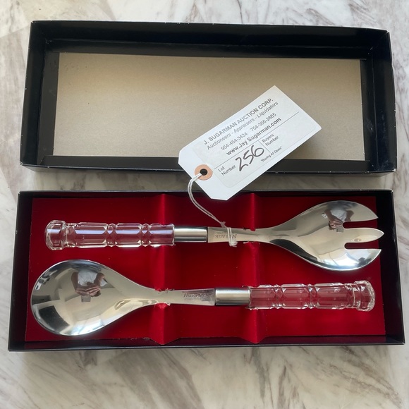 Mirage by Robinson Salad Server Set - Salad Spoon and Pronged Salad Spoon JAPAN - Picture 7 of 11